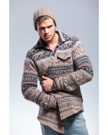 Merino V-neck Pullover Sweater