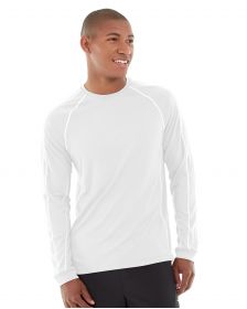 Deion Long-Sleeve EverCool&trade; Tee-XS-White