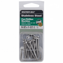 Hillman 32 x 1-1/2 in. Phillips Drive Machine Screws – 10 Pack