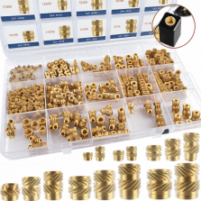 Turbo 400Pcs Threaded Inserts Assortment Kit
