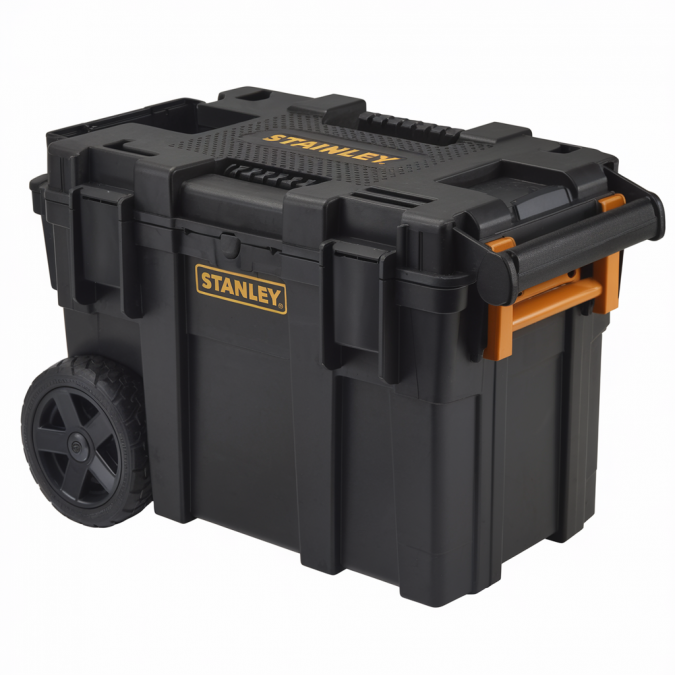 Stanley 52L Mobile Job Chest with One-Touch Latch