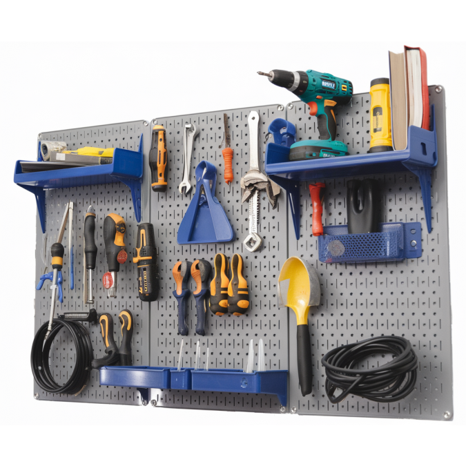 LIFERUN Metal Pegboard Premium Tool Storage Kit